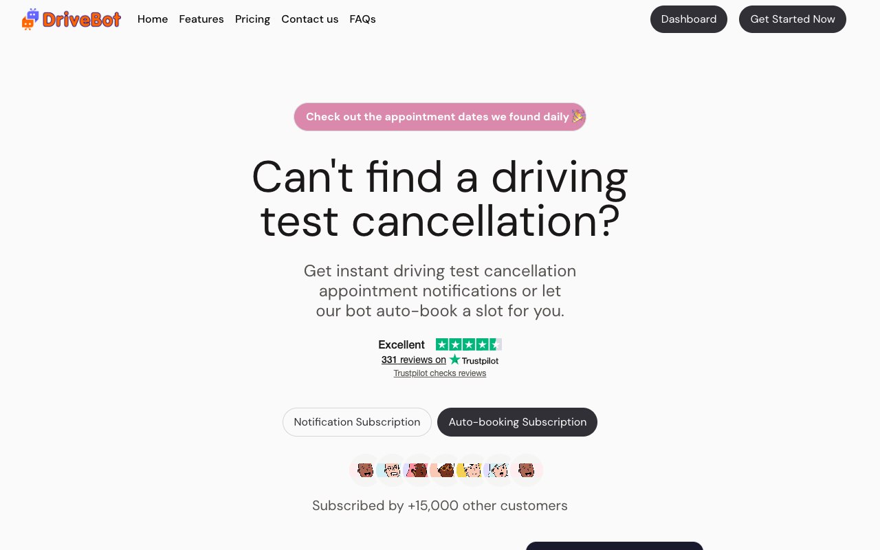 DriveBot desktop