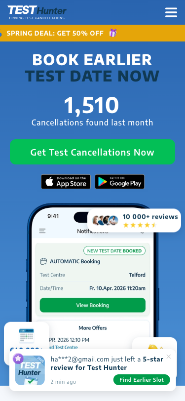 Test Hunter mobile