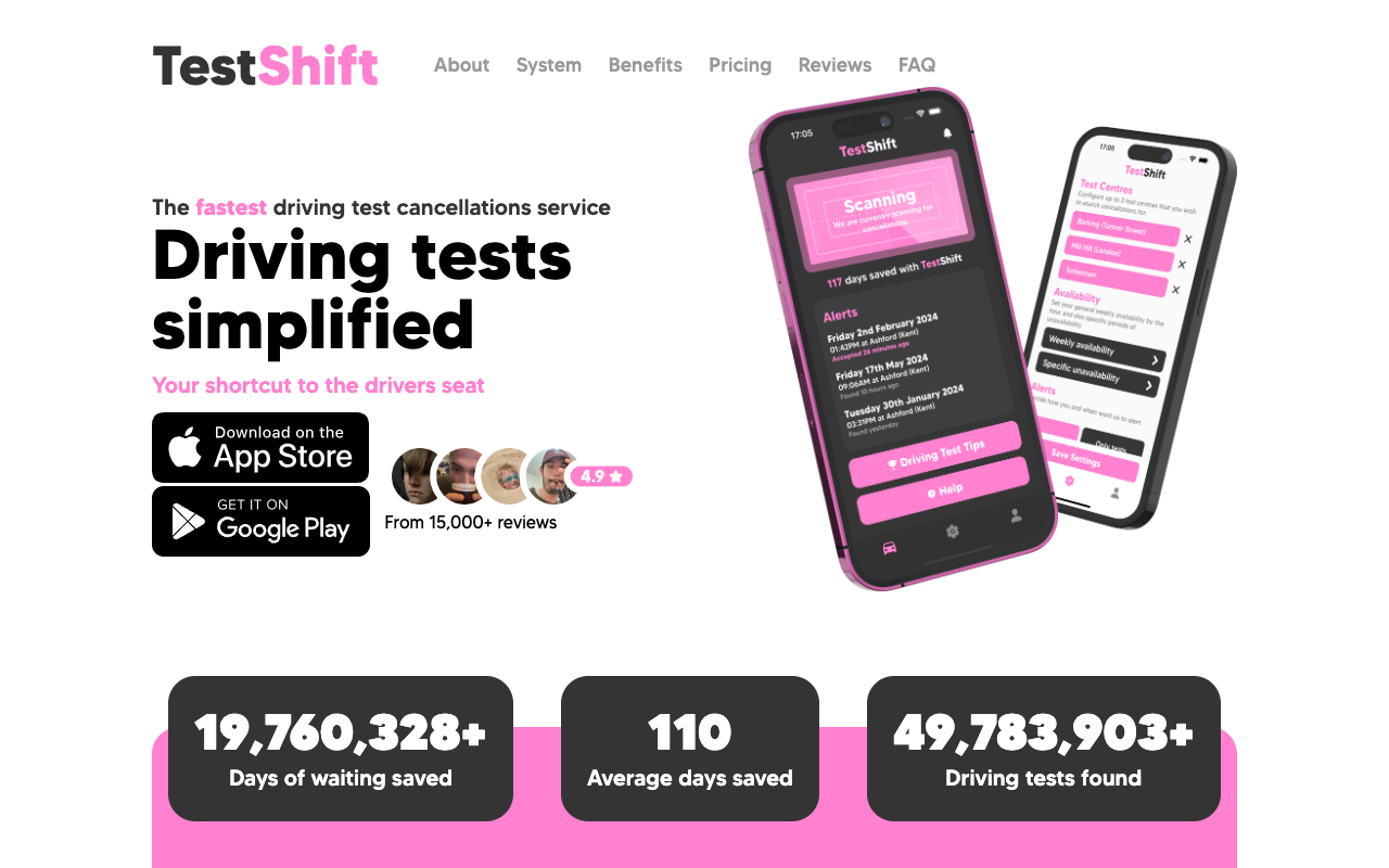 TestShift desktop